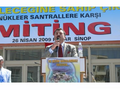 SİNOP'TA NÜKLEER KARŞITI MİTİNG