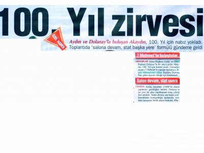 100.YIL ZİRVESİ (KÖRFEZ-28.04.2009)