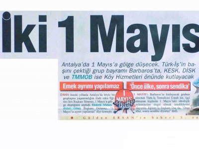 İKİ 1 MAYIS (KÖRFEZ-29.04.2009)
