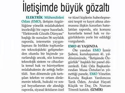 İLETİŞİMDE BÜYÜK GÖZALTI-10.06.2009 EVRENSEL