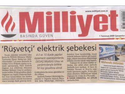 RÜŞVETÇİ ELEKTRİK ŞEBEKESİ