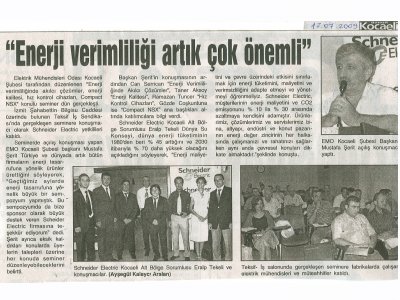 SCHNEIDER EĞİTİMİ YAPILDI