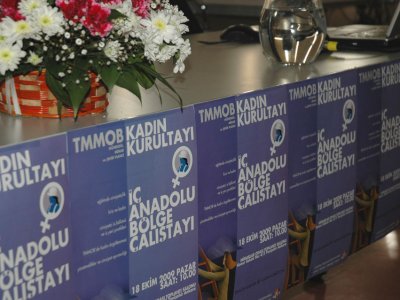 TMMOB KADIN KURULTAYI İÇ ANADOLU BÖLGE ÇALIŞTAYI ANKARA'DA GERÇEKLEŞTİRİLDİ...