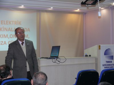 TRAFO VE ELEKTRİK MAKİNALARINDAKİ ARIZALARIN TESPİTİ VE GİDERİLMESİ SEMİNERİ YAPILDI