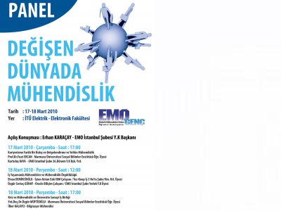 DEĞİŞEN DÜNYADA MÜHENDİSLİK PANELLERİ YAPILACAKTIR
