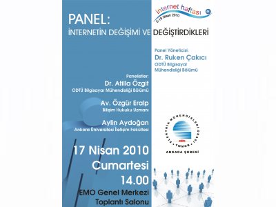 İNTERNETİN 18. YILINDA "İNTERNET'İN DEĞİŞİMİ VE DEĞİŞTİRDİKLERİ" PANELİ