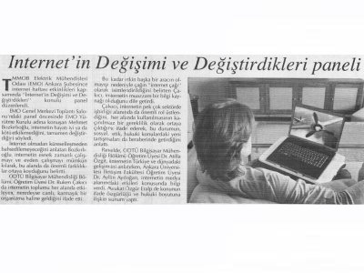İNTERNETİN DEĞİŞİMİ VE DEĞİŞTİRDİKLERİ PANELİ (BAŞKENT GAZETESİ, 18.04.2010)