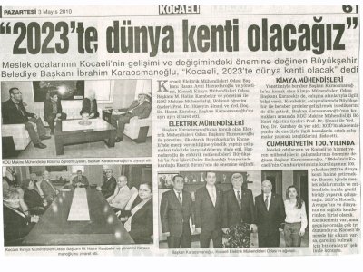 "2023'DE DÜNYA KENTİ OLACAĞIZ"