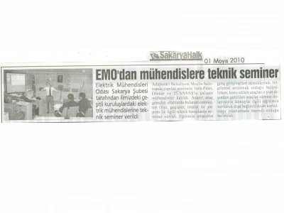 EMO'DAN MÜHENDİSLERE TEKNİK SEMİNER