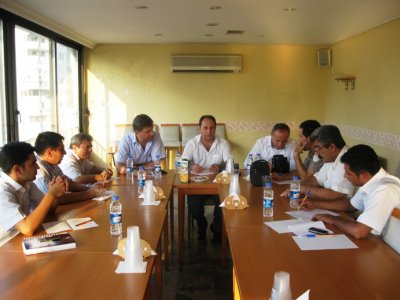 ŞUBEMİZ İŞYERİ TEMSİLCİLERİ İLE TOPLANTI GERÇEKLEŞTİRİLDİ.