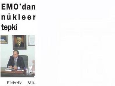 EMO'DAN NÜKLEER TEPKİ (ANTALYA GÜNDEM-05.08.2010)