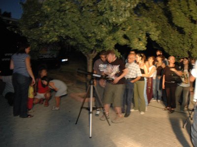 ANKARA ÜNİVERSİTESİ GÖZLEMEVİ'NE METEOR YAĞMURU İZLEME GEZİSİ DÜZENLENDİ