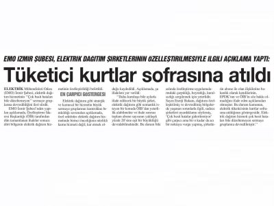 TÜKETİCİ KURTLAR SOFRASINA ATILDI-11.08.2010 GAZETEM EGE