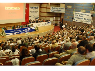 TMMOB 41. DÖNEM OLAĞANÜSTÜ GENEL KURULU GERÇEKLEŞTİRİLİYOR