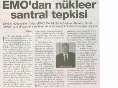 EMODAN NÜKLEER SANTRAL TEPKİSİ - DENİZLİ-22.03.2011
