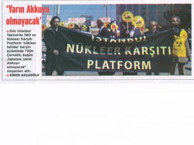 YARIN AKKUYU OLMAYACAK (27 MART 2011 - BİRGÜN)