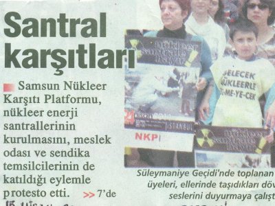SANTRAL KARŞITLARI(HABER GAZETESİ-15.04.2011)