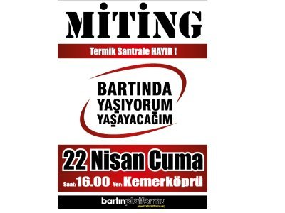 AMASRA’DA YAPILMAK İSTENEN TERMİK SANTRALE KARŞI MİTİNG DÜZENLENİYOR