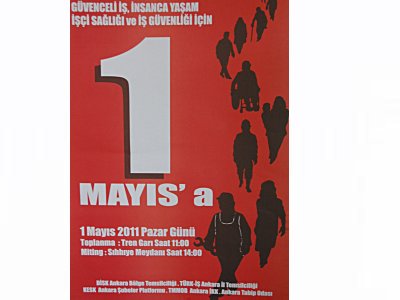 1 MAYIS İŞÇİ BAYRAMI SIHHİYE MEYDANI’NDA KUTLANACAK