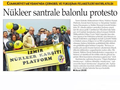 NÜKLEER SANTRALE BALONLU PROTESTO-27.04.2011-YENİGÜN