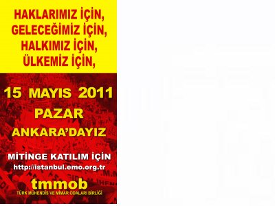 15 MAYIS`TA ANKARA`DAYIZ