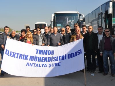 ON BİNLER “TMMOB MİTİNGİ”NDE BULUŞTU