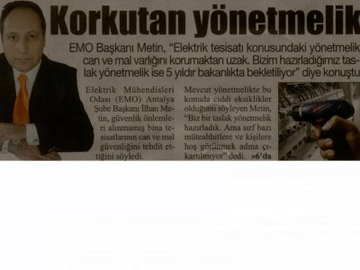 KORKUTAN YÖNETMELİK (CUMHURİYET AKDENİZ-24.07.2011)