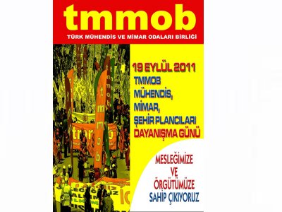 “19 EYLÜL TMMOB MÜHENDİS, MİMAR VE ŞEHİR PLANCILARI DAYANIŞMA GÜNÜ”NDE BASIN AÇIKLAMALI KUTLAMA