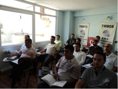 EMO GEBZE TEMSİLCİLİĞİNDE ELEKTRİK TESİSLERİNDE TOPRAKLAMALAR EĞİTİMİ YAPILDI