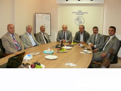 TMMOB GENEL BAŞKANI MEHMET SOĞANCI ŞUBEMİZİ ZİYARET ETTİ