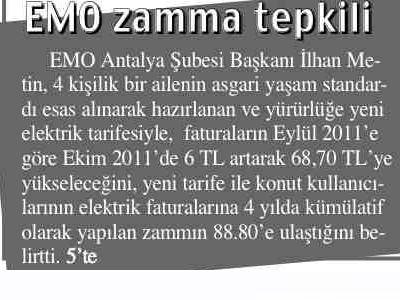 EMO ZAMMA TEPKİLİ (HÜRSES ANTALYA-06.10.2011)
