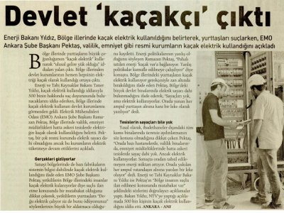 DEVLET `KAÇAKÇI` ÇIKTI (ÖZGÜR GÜNDEM, 02.12.2011)