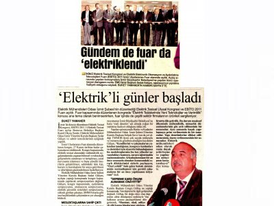 ELEKTRİKLİ GÜNLER BAŞLADI - 25.11.2011 - EGE`DE BUGÜN