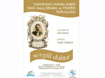 EMO-GENÇ DRAMA VE TİYATRO TOPLULUĞU OYNUYOR: `SEVGİLİ DOKTOR`