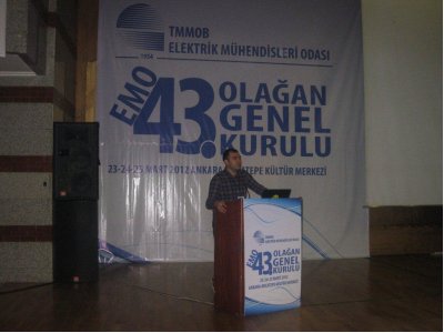 EMO 43.DÖNEM OLAĞAN GENEL KURULU VE SEÇİMLERİ GERÇEKLEŞTİRİLDİ.