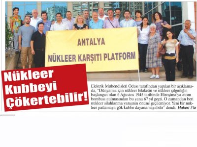 NÜKLEER KUBBEYİ ÇÖKERTEBİLİR! (AKDENİZ BEYAZ-06.08.2012)