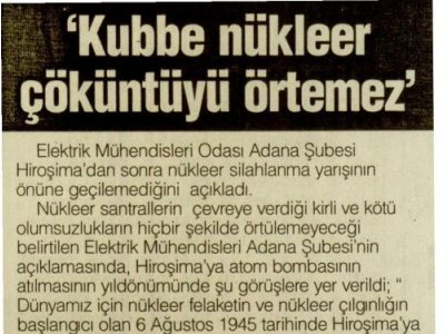 KUBBE NÜKLEER ÇÖKÜNTÜYÜ ÖRTEMEZ