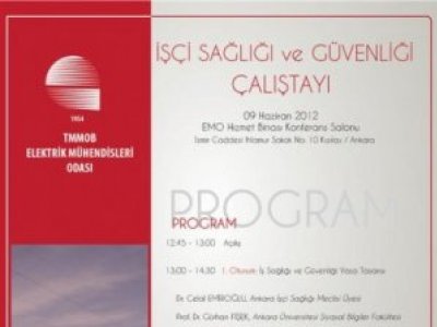 EMO İŞÇİ SAĞLIĞI VE GÜVENLİĞİ ÇALIŞTAYI SONUÇ BİLDİRGESİ