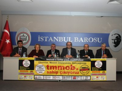 TMMOB`UN SUSTURULMASINA, TESLİM ALINMASINA, MESLEK ODALARIMIZ ÜZERİNDEKİ KEYFİ, ANTİ DEMOKRATİK BASKILARA İZİN VERMEYECEĞİZ!