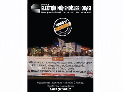 EMO İZMİR ŞUBESİ OCAK 2013 BÜLTENİ YAYINLANDI