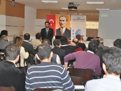 ELEKTRONİK MÜHENDİSLİK VE SANAYİİ  BAŞLIKLI PANEL DÜZENLENDİ
