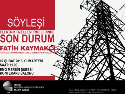 SÖYLEŞİ! ELEKTRİK ÖZELLEŞTİRMELERİNDE SON DURUM