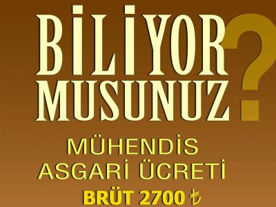 KAYITDIŞI MÜCADELESİ BAŞLADI: MÜHENDİS ASGARİ ÜCRETİ SGK`YA BİLDİRİLDİ