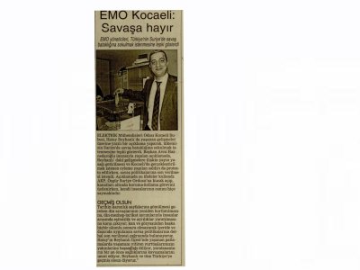 EMO KOCAELİ SAVAŞA HAYIR-DEMOKRAT KOCAELİ
