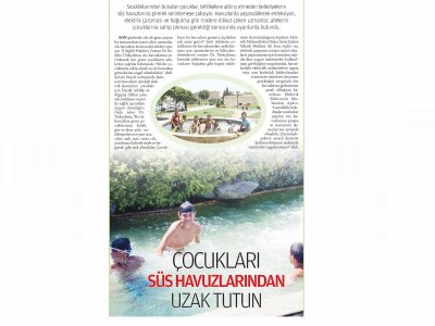 ÇOCUKLARI SÜS HAVUZUNDAN UZAK TUTUN - 28.06.2013 - MİLAT