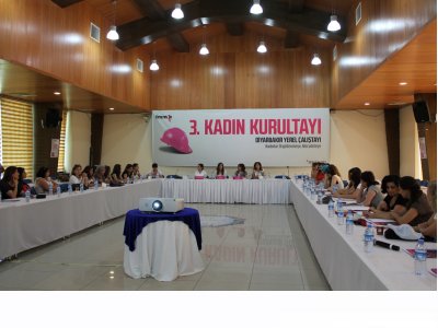 TMMOB 3. KADIN KURULTAYI DİYARBAKIR YEREL ÇALIŞTAYI GERÇEKLEŞTİRİLDİ