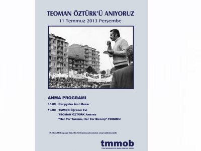TEOMAN ÖZTÜRK ANILIYOR