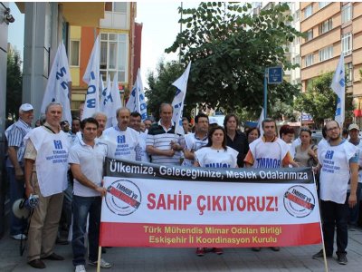 TMMOB ESKİŞEHİR İKK BASIN AÇIKLAMASI DÜZENLEDİ