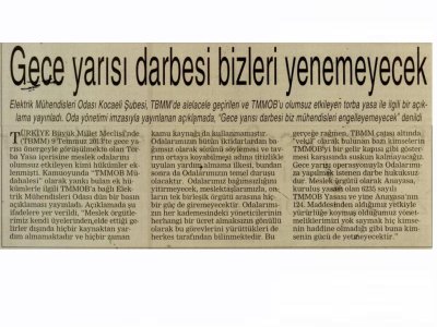 GECE YARISI DARBESİ BİZLERİ YENEMEYECEK-DEMOKRAT KOCAELİ