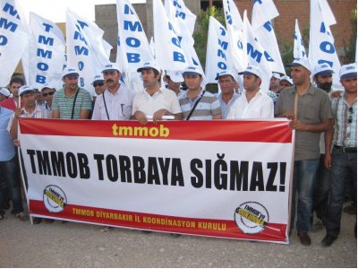 TMMOB DİYARBAKIR ODALARDAN ORTAK ÇAĞRI:TMMOB TORBAYA SIĞMAZ.TMMOB’DEN ELİNİ ÇEK. TMMOB’YE DOKUNMA